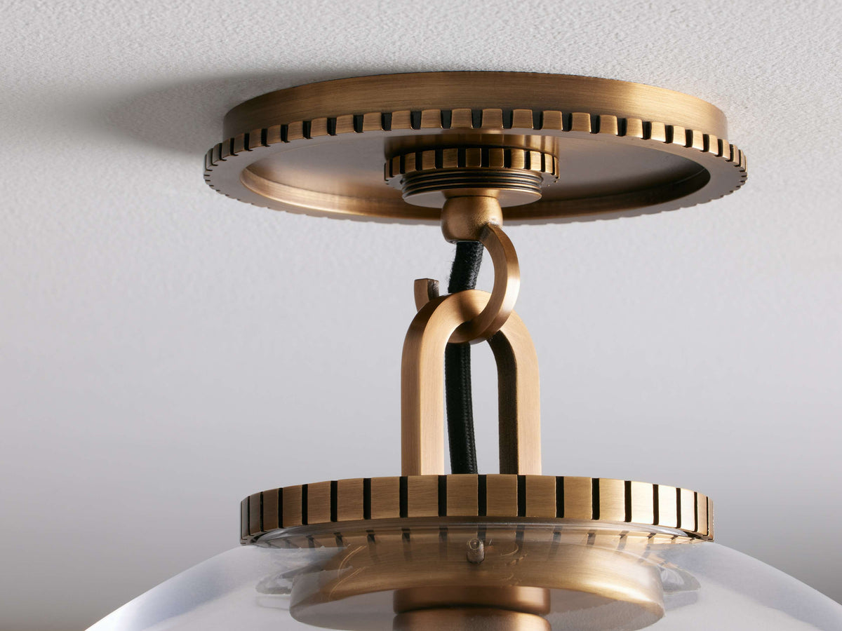 Wescott Modern Globe Flush Mount