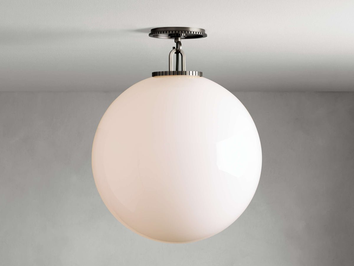Wescott Modern Globe Flush Mount