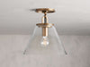 Wescott Modern Cone Flush Mount