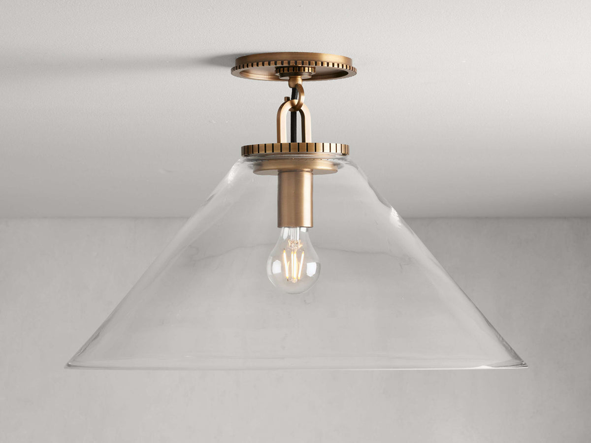Wescott Modern Cone Flush Mount