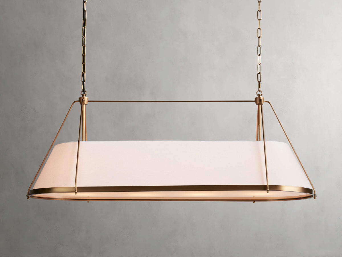 Shelton Dual Weave Linear Chandelier