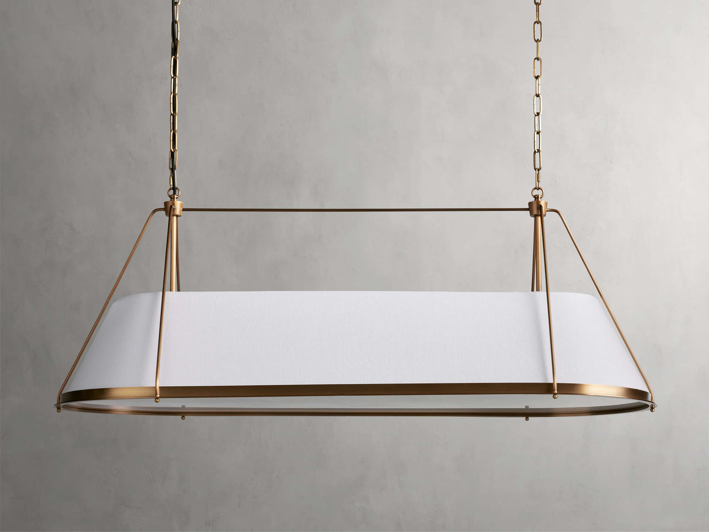 Shelton Dual Weave Linear Chandelier