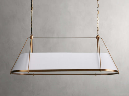 Shelton Dual Weave Linear Chandelier