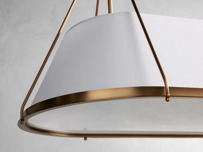 Shelton Dual Weave Linear Chandelier