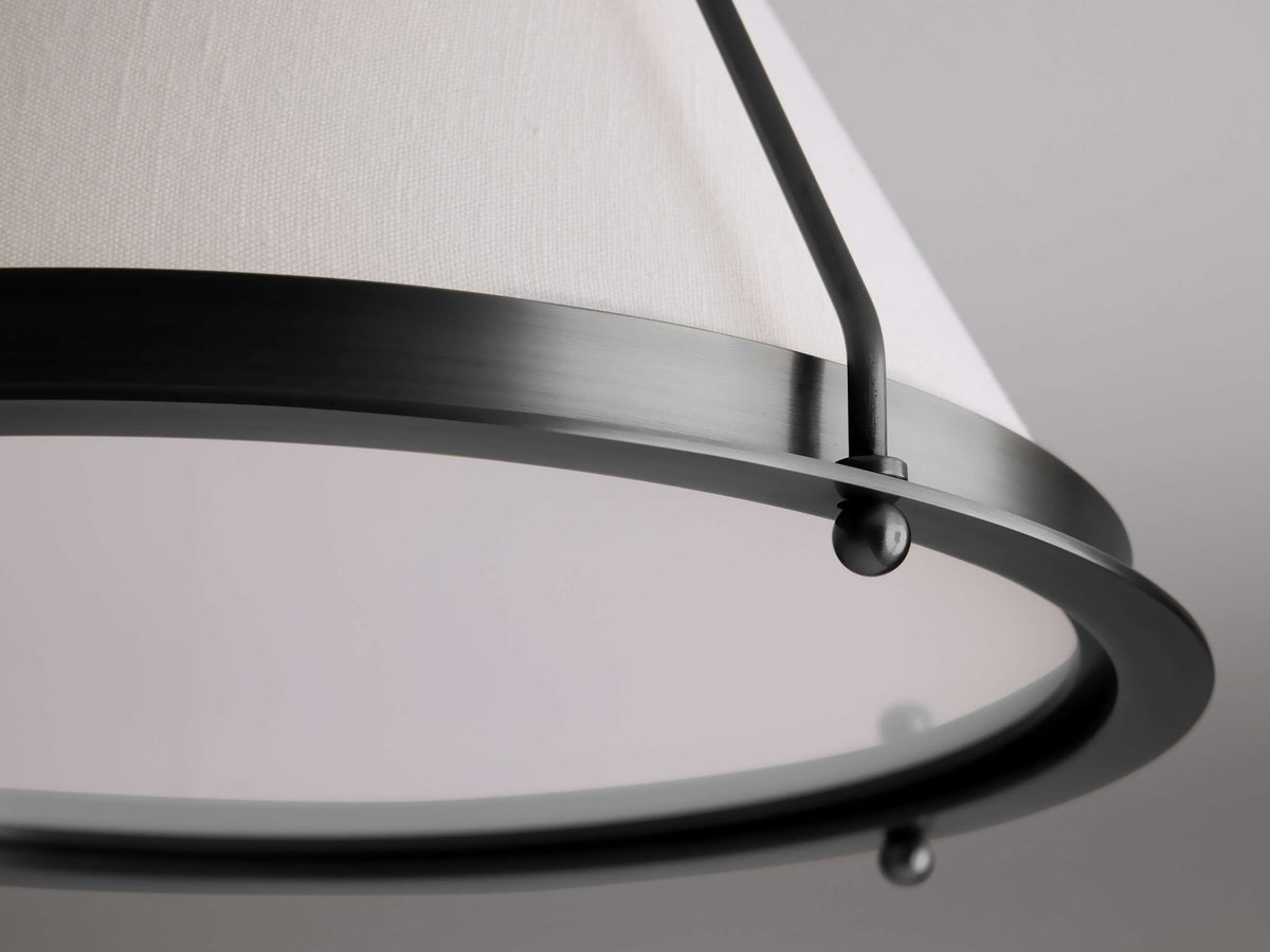 Shelton Dual Weave Flush Mount