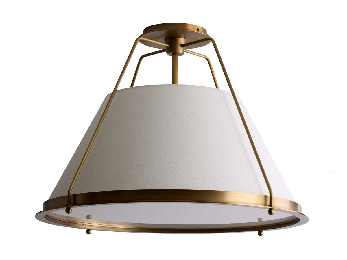 Shelton Dual Weave Flush Mount