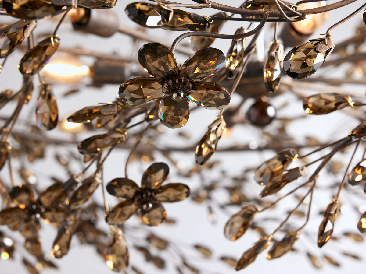 Fiore Sculpted Petals Crown Chandelier