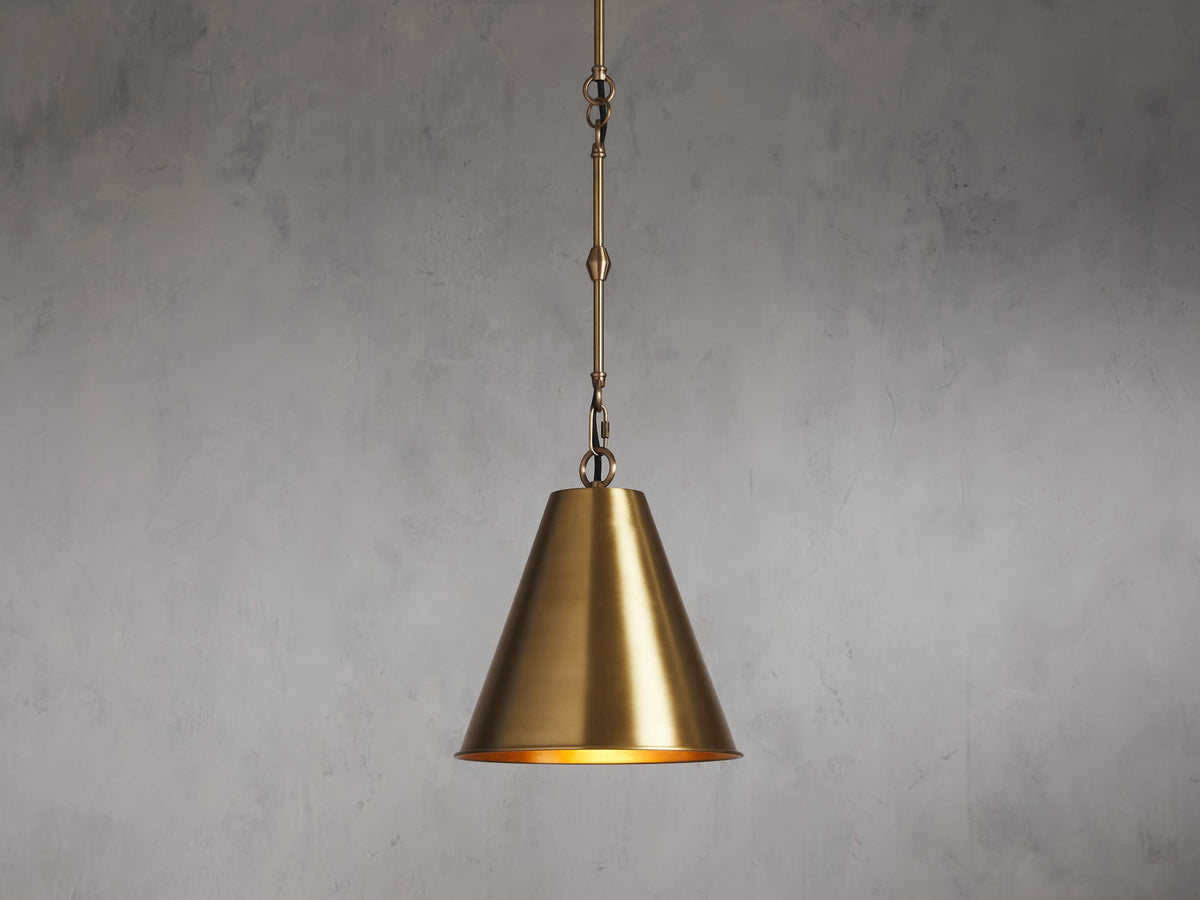 Watley Metallic Cone Pendant Light
