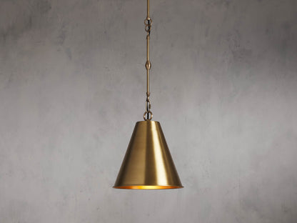 Watley Metallic Cone Pendant Light