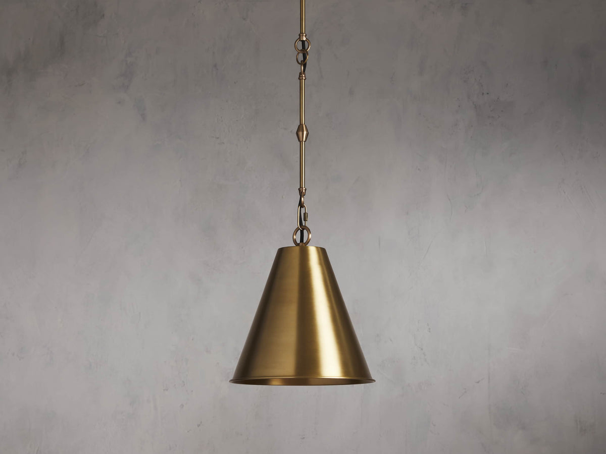 Watley Metallic Cone Pendant Light