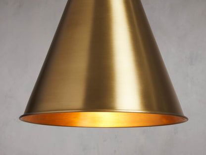 Watley Metallic Cone Pendant Light
