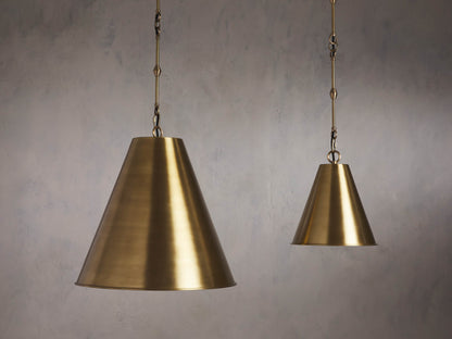 Watley Metallic Cone Pendant Light