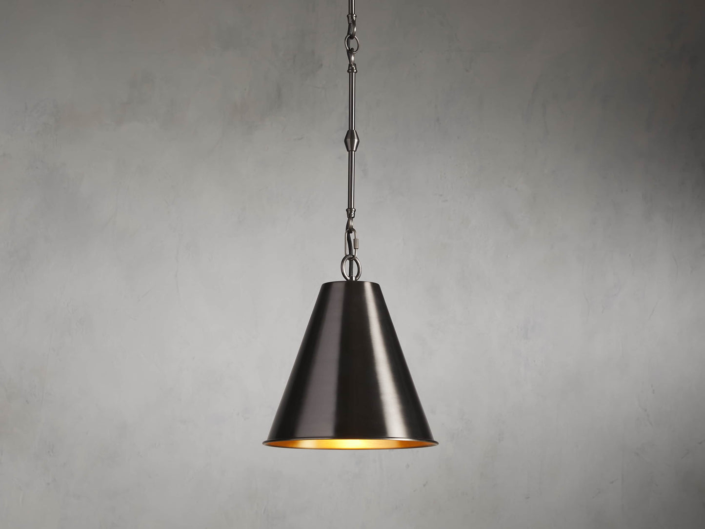 Watley Metallic Cone Pendant Light