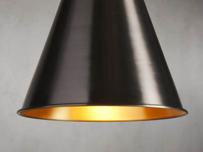 Watley Metallic Cone Pendant Light