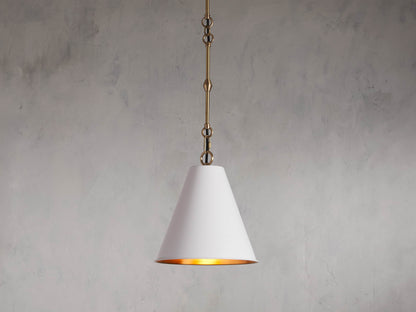 Watley Metallic Cone Pendant Light
