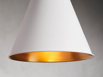 Watley Metallic Cone Pendant Light