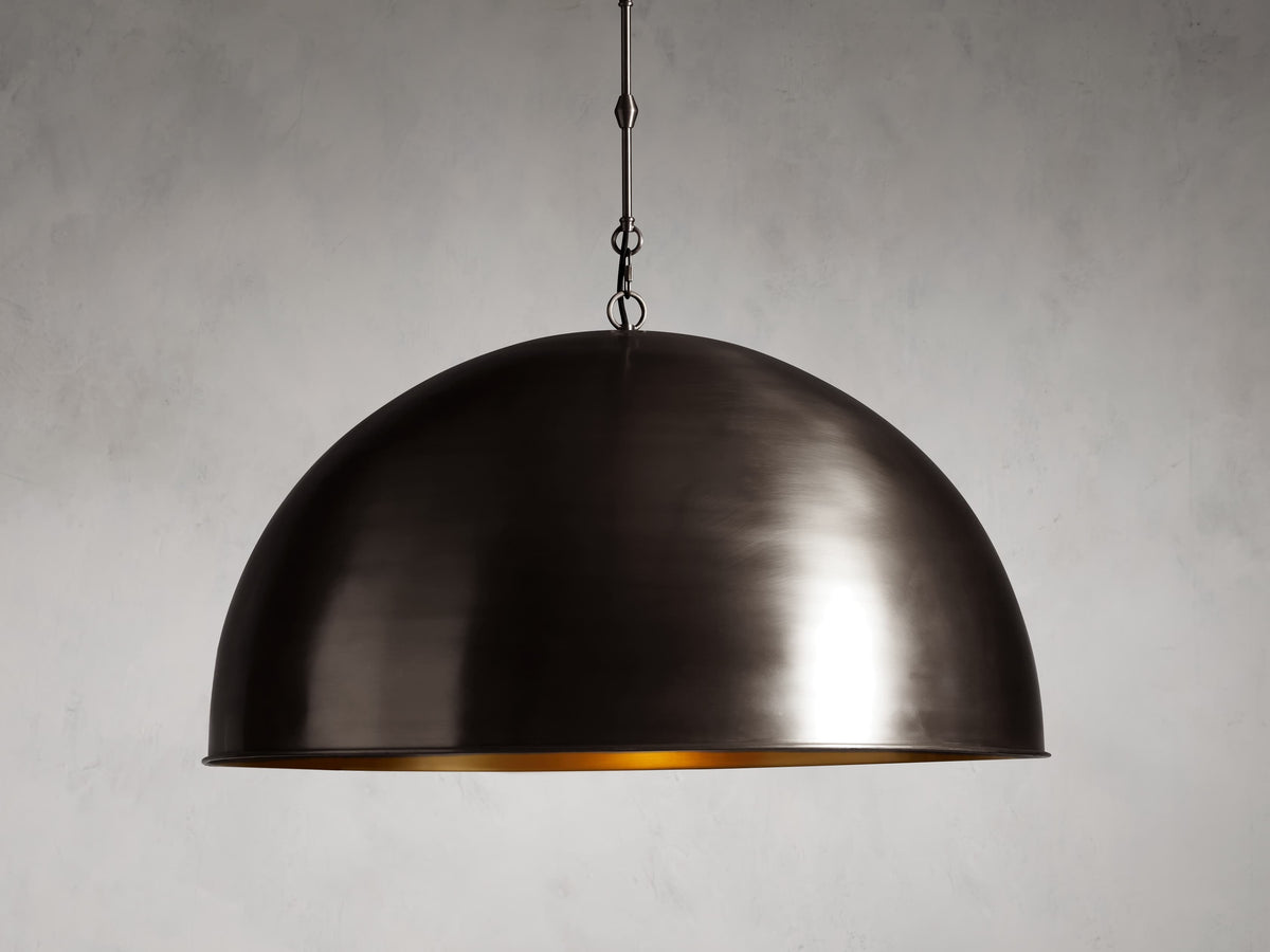 Watley Metallic Dome Pendant Light