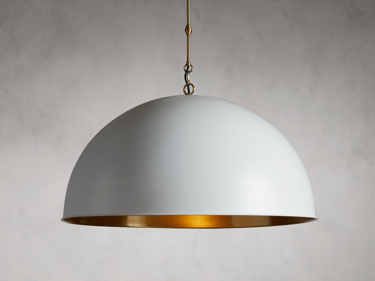 Watley Metallic Dome Pendant Light