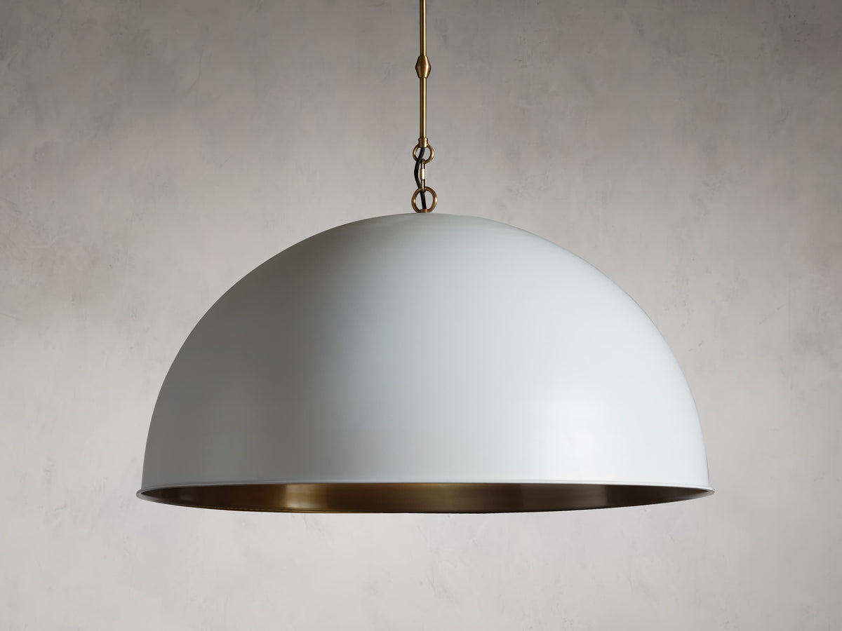 Watley Metallic Dome Pendant Light