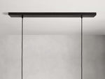 Lena Mirrored Wood Linear Chandelier