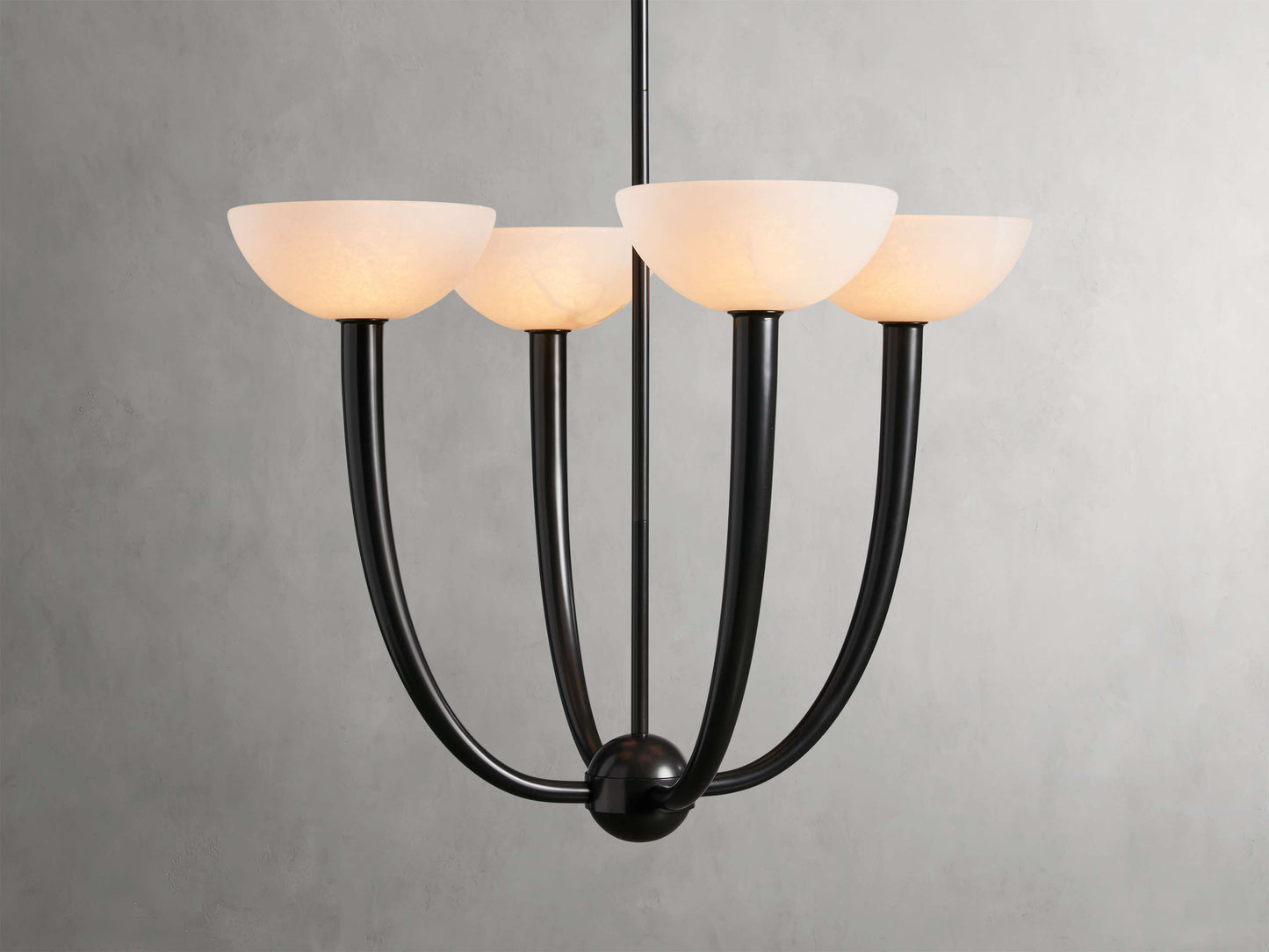 Saguaro Alabaster Patina Round Chandelier