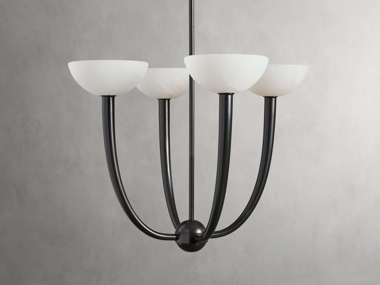 Saguaro Alabaster Patina Round Chandelier