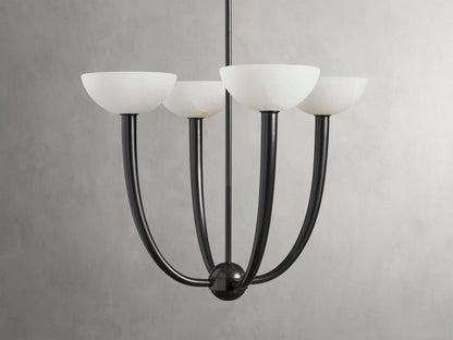 Saguaro Alabaster Patina Round Chandelier