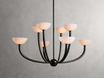 Saguaro Alabaster Patina Round Chandelier