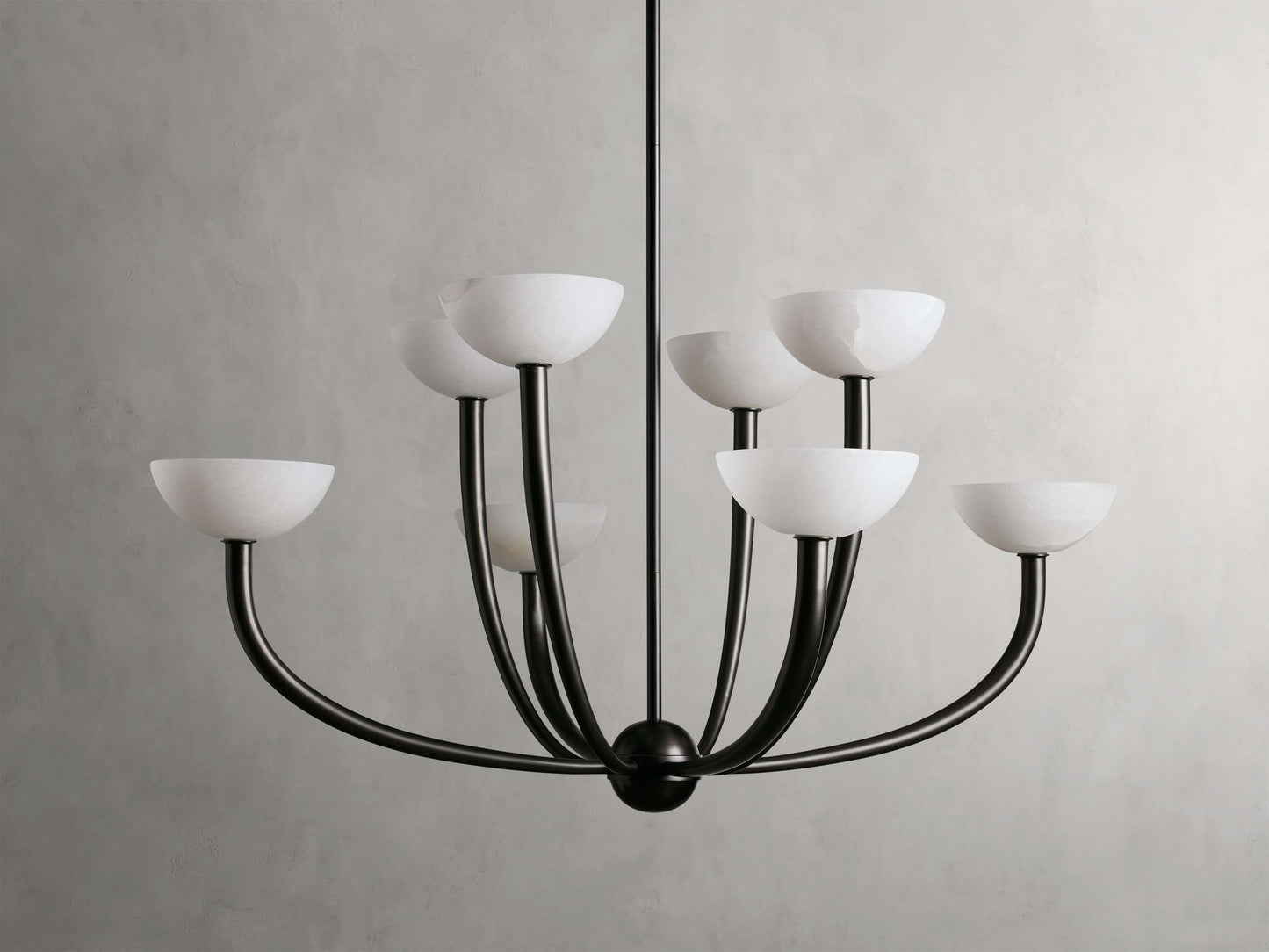 Saguaro Alabaster Patina Round Chandelier