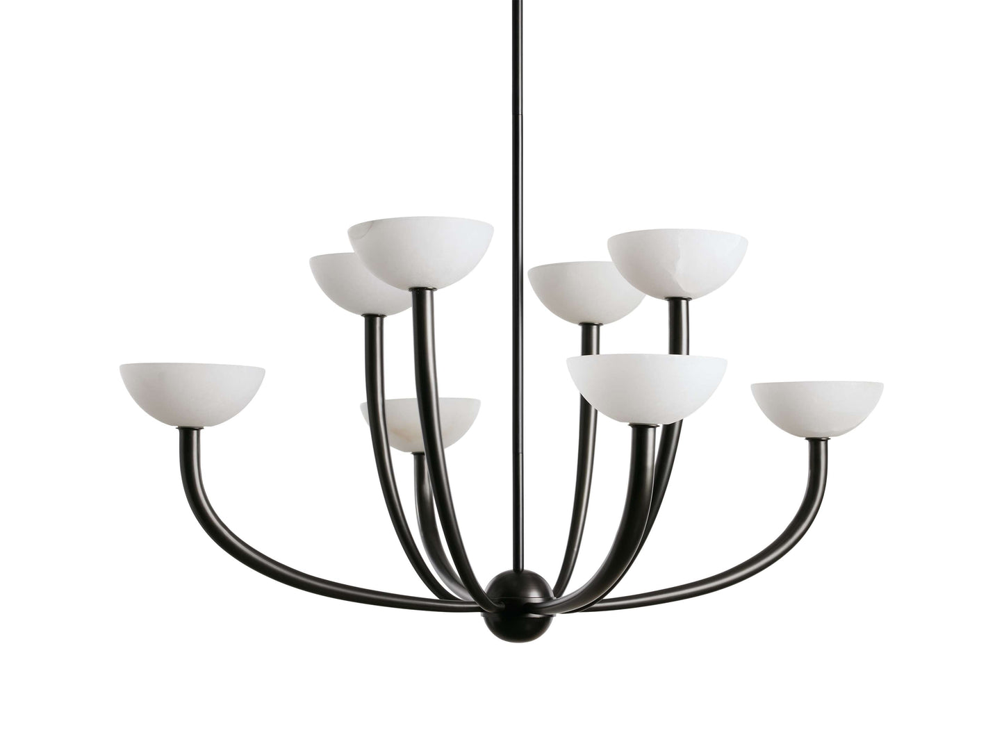 Saguaro Alabaster Patina Round Chandelier