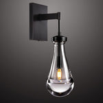 Rain Aura Glass Wall Sconce
