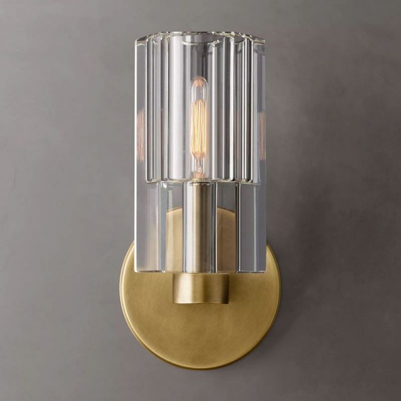 Arcachon Gear Crystal Wall Sconce