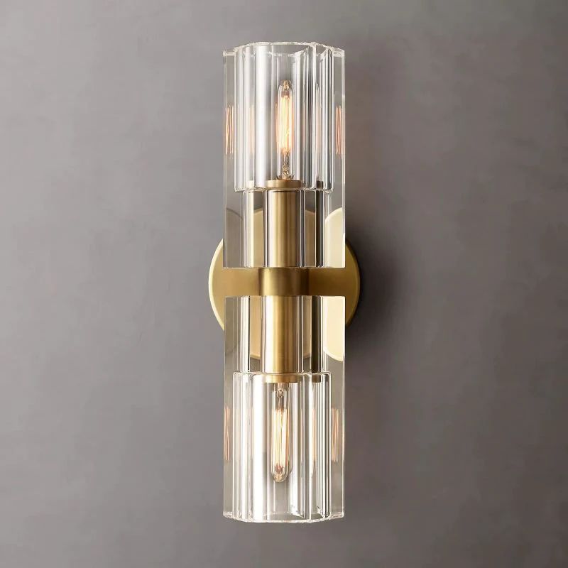 Arcachon Gear Crystal Linear Wall Sconce