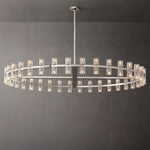 Arcachon Gear Crystal Round Chandelier 60"