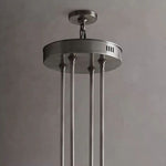 Arcachon Hexagon Crystal Two-Tier Round Chandelier 60"