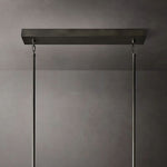 Arcachon Gear Crystal Rectangular Chandelier 72"