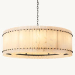 San Marco Vintage Alabaster Round Chandelier 48"