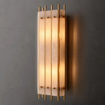 San Marco Vintage Alabaster Rectangular Wall Sconce