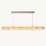 Rivage Lisse Veined Alabaster Linear Chandelier 60"