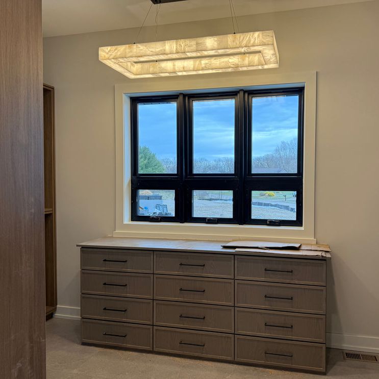Rivage Veined Alabaster Rectangular Chandelier 72"