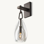 Botanist Crystal Flute Wall Sconce