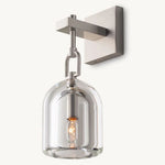 Botanist Crystal Cloche Wall Sconce
