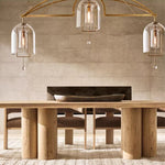 Fulcrum Blown Glass Linear Chandelier 85"
