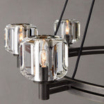 Demaret Sculpted Crystal Round Chandelier 36"