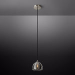 Hemisphere Delicate Crystal Pendant Light