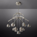 Hemisphere Delicate Crystal Round Chandelier 48"
