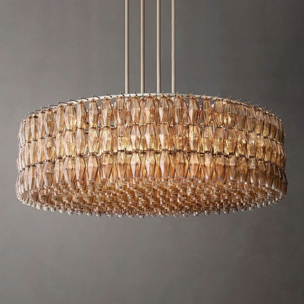 Chiara Murano Glass Round Chandelier 62"