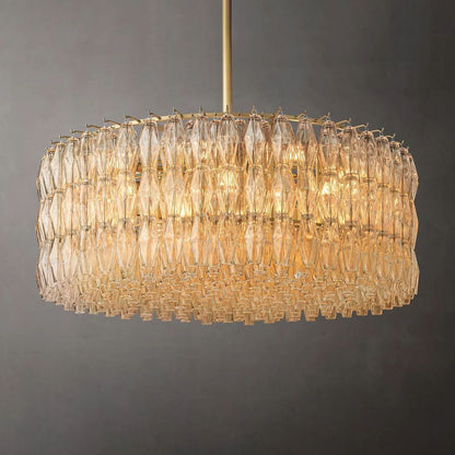 Chiara Murano Glass Round Chandelier 47"