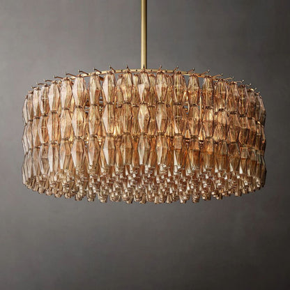 Chiara Murano Glass Round Chandelier 47"