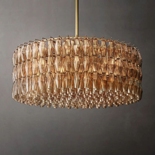 Chiara Murano Glass Round Chandelier 47"